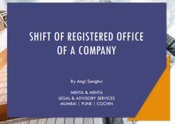 Shift of Registered Office of a Company
