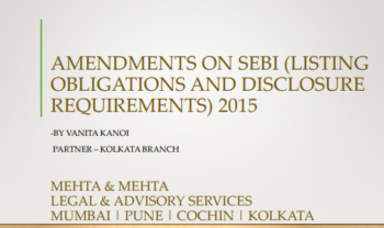 SEBI (LODR) Amendments